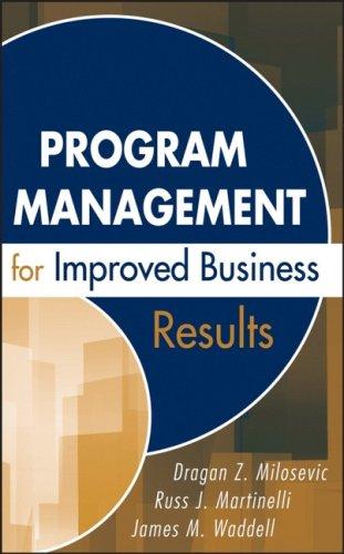 Cover for Program Management for Improved Business Results