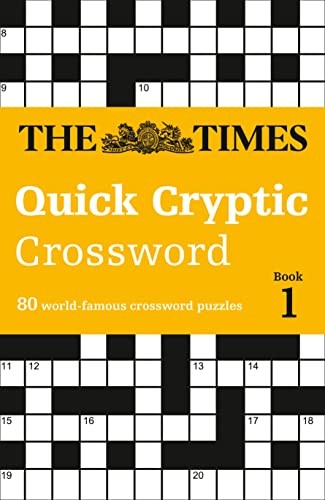 Cover for Times Quick Cryptic Crossword Book 1