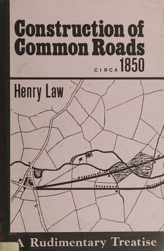 Cover for Rudiments of the art of constructing and repairing common roads
