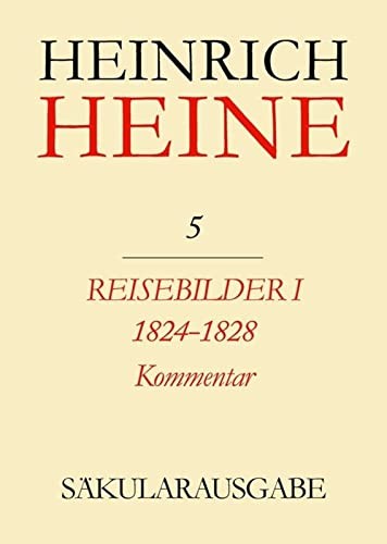 Cover for Reisebilder I. 1824-1828. Kommentar
