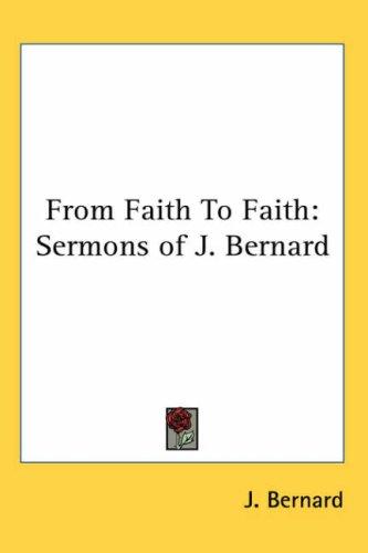 Cover for From Faith to Faith