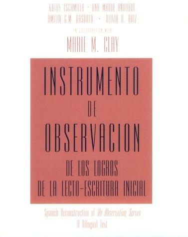 Cover for Instrumento de observacion de los logros de la lecto-escritura inicial