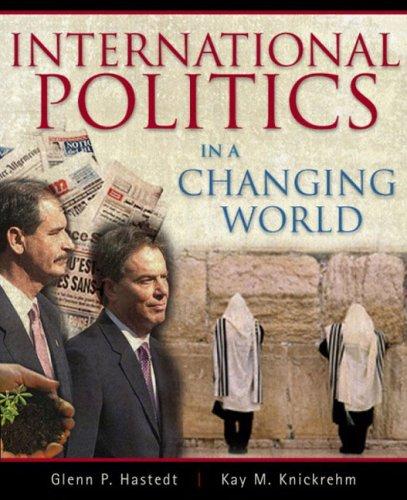 Cover for International politics in a changing world