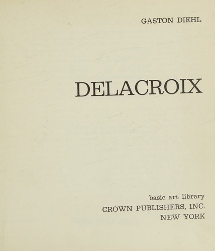 Cover for Delacroix