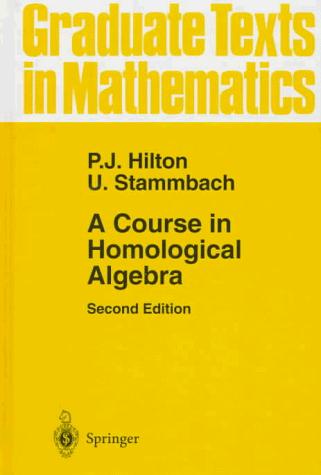 Cover for A course in homological algebra
