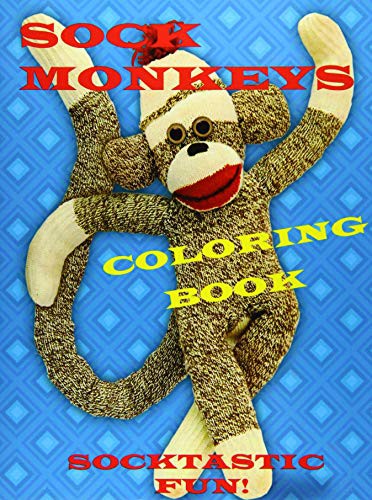 Cover for Sock Monkeys Coloring Book