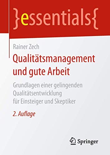 Cover for Qualitätsmanagement und gute Arbeit