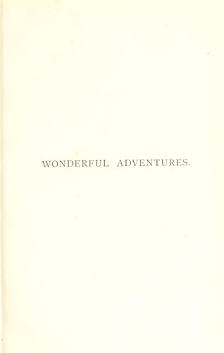 Cover for Wonderful adventures
