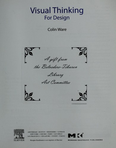 Cover for Visual thinking for design