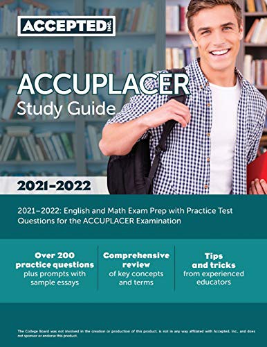 Cover for ACCUPLACER Study Guide 2021-2022