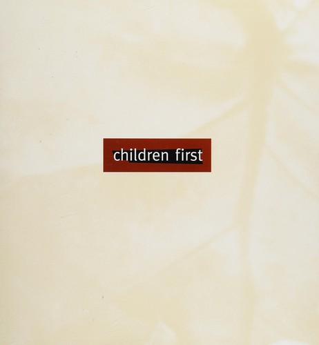 Cover for Children first