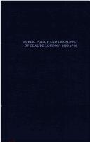 Cover for Public policy and the supply of coal to London, 1700-1770