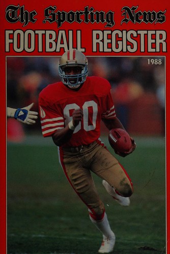 Cover for The Sporting News Football Register 1988