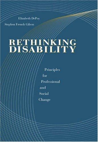 Cover for Rethinking Disability
