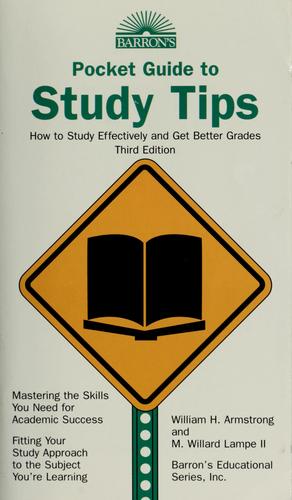 Cover for Study Tips: How to Study Effectively and Get Better Grades (Barron's Educational Series)