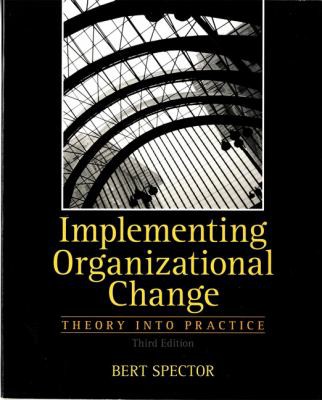Cover for Implementing organizational changes