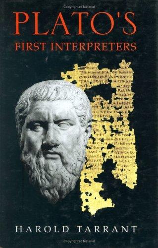 Cover for Plato's First Interpreters