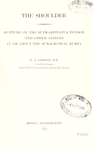 Cover for The shoulder