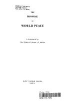 Cover for promise of world peace
