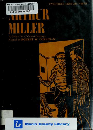 Cover for Arthur Miller; a collection of critical essays