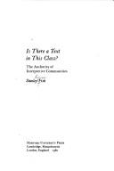 Cover for Is there a text in this class?