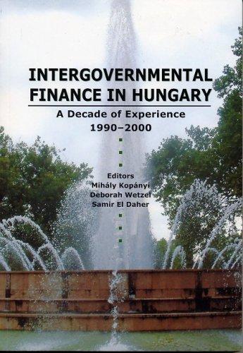 Cover for Intergovernmental finance in Hungary