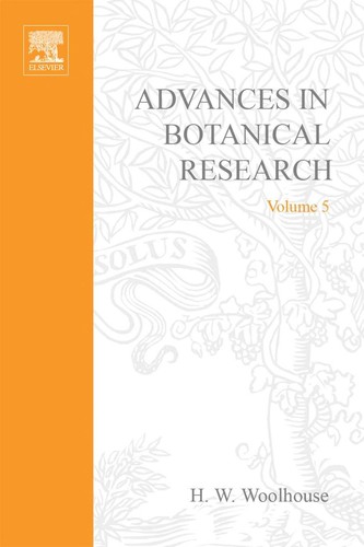 Cover for Advances in Botanical Research, 5.