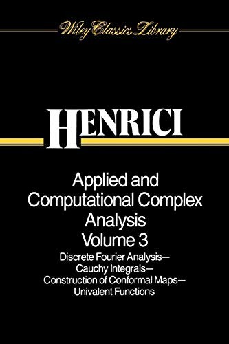Cover for Applied and computational complex analysis