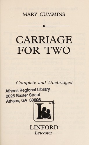 Cover for Carriage for Two
