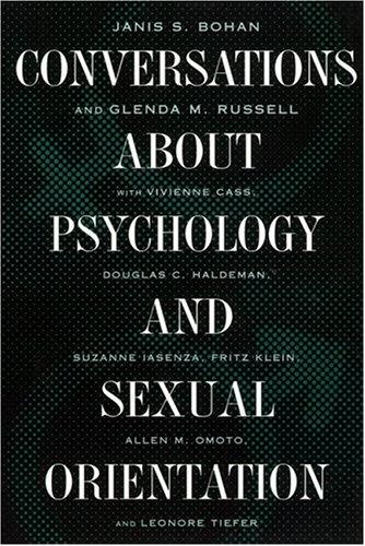 Cover for Conversations about Psychology and Sexual Orientation