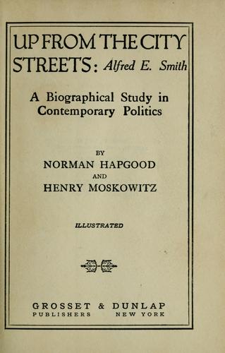 Cover for Up from the city streets