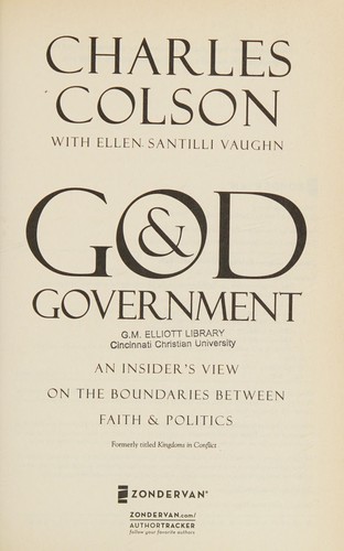Cover for God and government