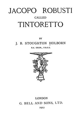 Cover for Jacopo Robusti