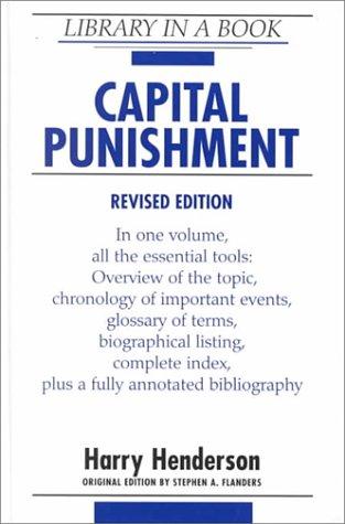 Cover for Capital punishment