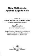 Cover for New Methods in Applied Ergonomics