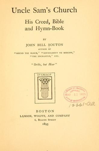 Cover for Uncle Sam's church