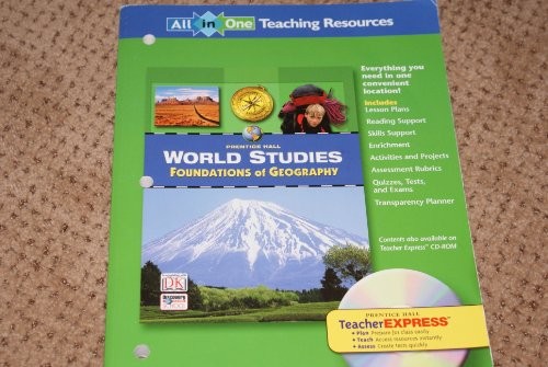 Cover for Prentice Hall World Studies Foundations of Geography All in One Teaching Resources