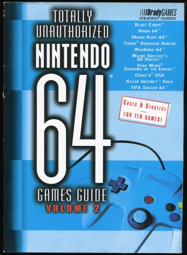 Cover for Totally Unauthorized Nintendo 64 Games Guide: Volume 2