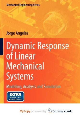 Cover for Dynamic Response of Linear Mechanical Systems
