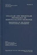 Cover for Cellular and Molecular Physiology of Sodium-Calcium Exchange