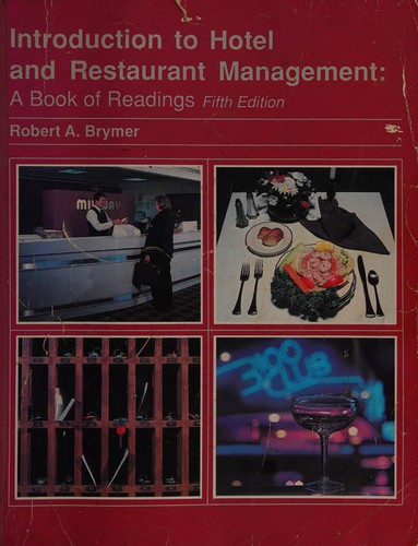 Cover for Introduction to hotel and restaurant management