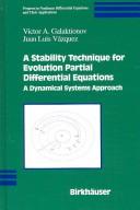 Cover for Stability Technique for Evolution Partial Differential Equations