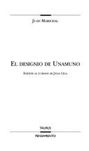 Cover for El designio de Unamuno