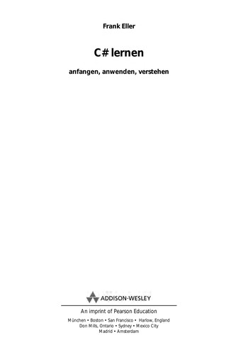 Cover for C# lernen
