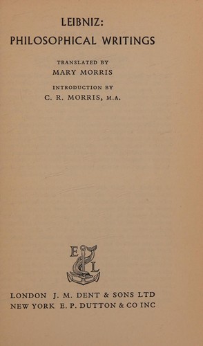 Cover for Leibniz