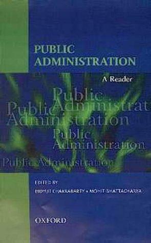 Cover for Public administration