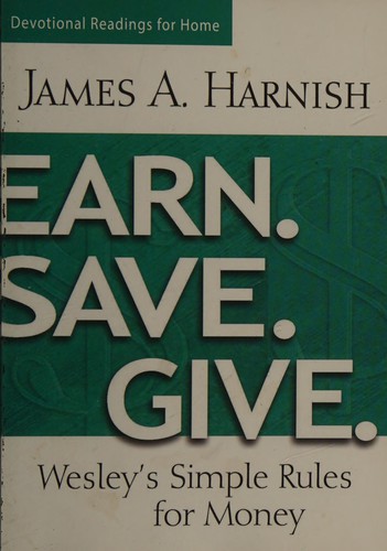 Cover for Earn. Save. Give