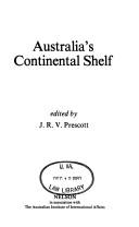 Cover for Australia's continental shelf