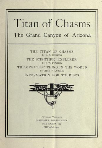 Cover for Titan of chasms