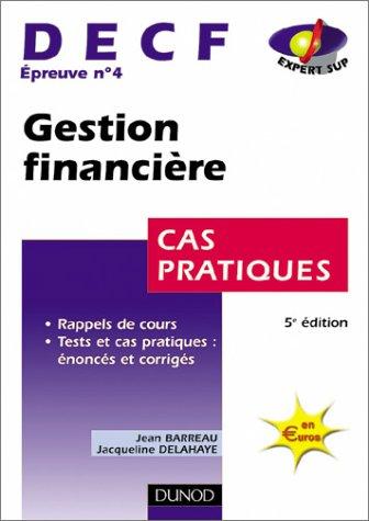 Cover for Gestion financière, DECF numéro 4 